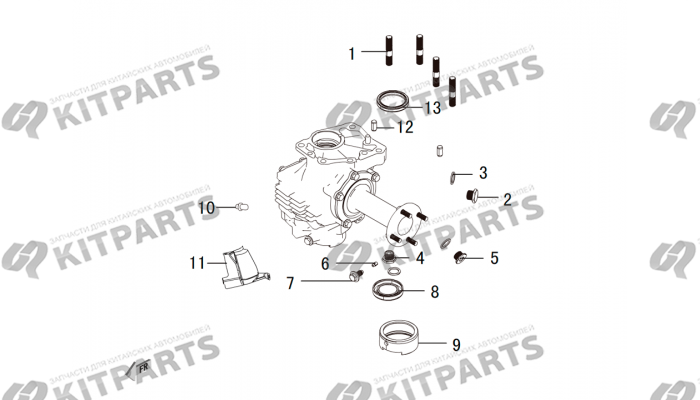 Раздаточная коробка 1 Haval