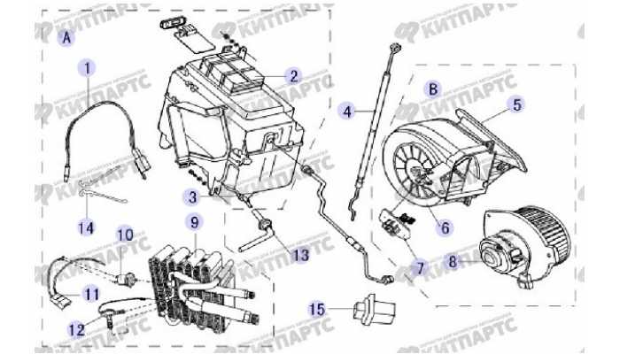 Электродвигатель отопителя Great Wall Safe (SUV G5)