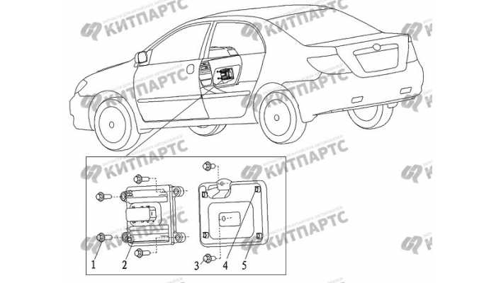 Блок управления двигателем BYD F3 (F3R)