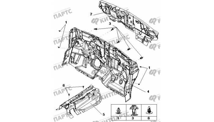 Панель моторного отсека BYD F3 (F3R)