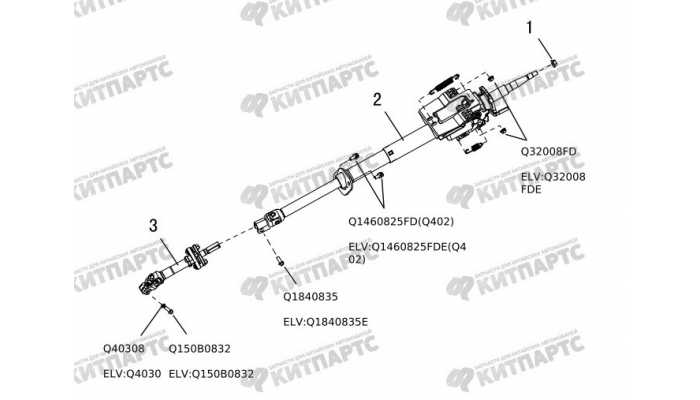 Колонка рулевая Great Wall Hover H3