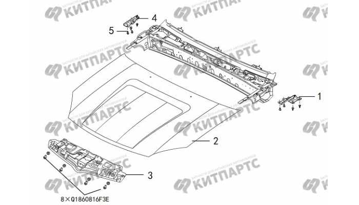 Капот Great Wall DW Hower H5