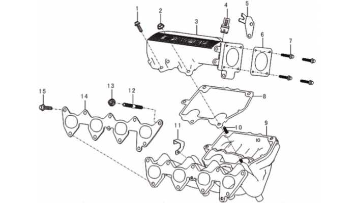 Впускной коллектор Lifan